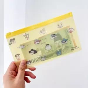 크레용신짱 슬라이더 짱구다용도파우치 돈보관포켓 다용도파우치 짱구파우치