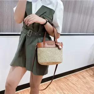 라탄 밀짚 가방 토트백 미니 손가방 크로스백 투웨이 라탄가방 라탄백 여름가방