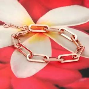 14kgp 패션 데일리팔찌 로즈골드 볼드 팔찌 M 베이직 데일리팔찌 기본팔찌 팔찌선물