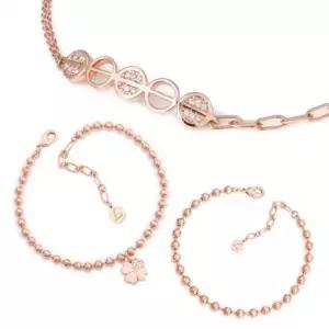 체인 클로버팔찌 볼 팔찌 행운팔찌 로즈골드 큐빅 3종 여름팔찌 클로버팔찌 행운팔찌