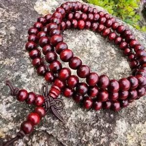 단주 단풍나무 합장주 팔찌 백팔염주 불교용품 108염 소원성취 패션염주 단주팔찌 백팔배