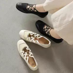 여자 진피 라이크라 스포티 통기성 슈즈 통굽 신발 메리제인 스트랩힐 KS5