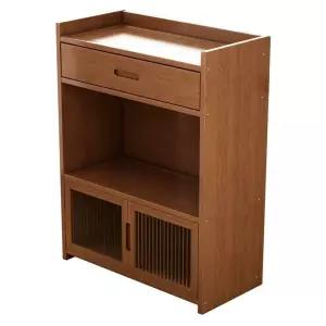 싱크대위수납장 홈카페꾸미기 미니찬장 다기 홈카페 그릇장 라탄 커피머신