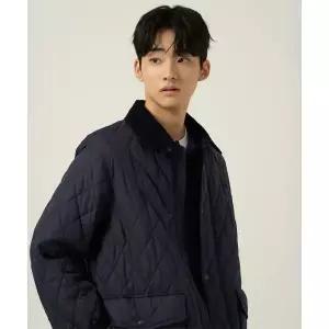 매장정품 BEANPOLE 빈폴 MEN 다이아 패딩 사파리 네이비 BC5938CP4R 1415466