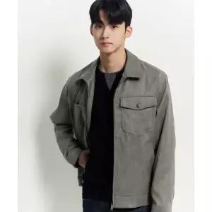 매장정품 BEANPOLE 빈폴 MEN 페이크 스웨이드 트러커 카키 BC5839C21H 1415439