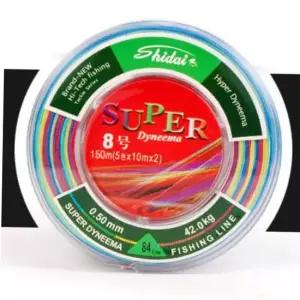 우럭낚시줄 5색 연결 합사 붕어낚시줄 광어낚시줄 칼라낚시줄 150M 6호