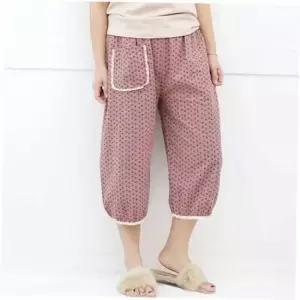 파자마 3037 피치기모바지 겨울홈웨어 하의8부 홈웨어