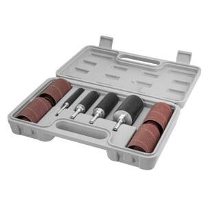 powertec 71634 20피스 드릴 프레스 샌딩 케이스 운반 슬리브, 스핀들 ), 키트( 샌더 섕크 공구 1/8인치 드럼