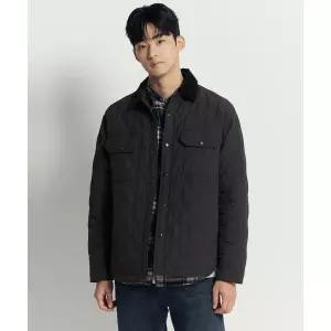 매장정품 BEANPOLE 빈폴 MEN 다이아 퀼팅 패딩 셔츠 블랙 BC5X64CP35 1415298