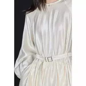 엘럽 원피스 여사친 벌룬 소매 볼륨 벨트 정장 긴팔 박템1