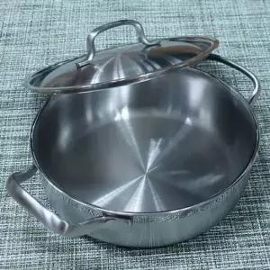 스텐냄비 인덕션 냄비 전골 샤브샤브 3중 스텐 20cm 전골냄비