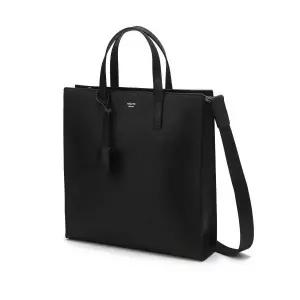 매장정품 HAZZYS 헤지스 MEN ACC [KEVIN] 블랙 단색 가죽 토트백 HJBA6E887BK 1375673