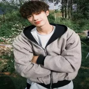 남친 빈티지 가을 후드티 루즈핏 쇼트 양면 카디건 집업 OP3