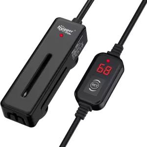 디지털 디스플레이 컨트롤러 조절 가능한 온도로 1-5갤런 데스크탑 베타 수족관 히터용 하이거 미니 어항