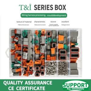 588피스 Deutsch  커넥터 키트 방수 와이어 DT 시리즈 세트 DT06 04 2/3 / 4 핀 6/8/12 밀폐형 플러그