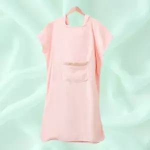 커플샤워가운 수영장 편한 턱받이 롱 목욕가운