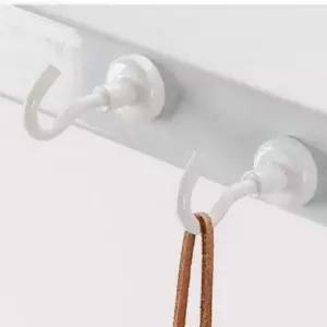 [생활] 자석 후크 25mm 10개입 현관문 냉장고 마스크 걸이 주방 사무실용