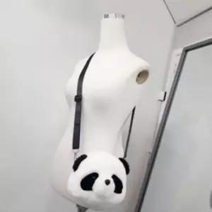 미니 가방 팬더인형 얼굴 크로스백