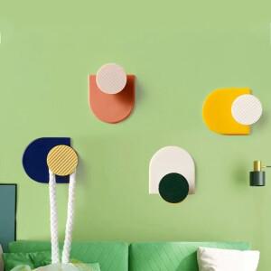 4개 - 프리미엄 접착식 벽걸이 후크 간편 설치  공간 절약  욕실  주방 OR 침실에 모자 걸이용 수건/코트