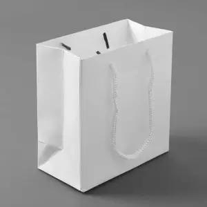 [문구/오피스] 선물용 화이트 쇼핑백 세트 종이가방 선물포장용 10p