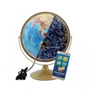 [문구/오피스] 받침 겸용 학습 led 스마트 별자리 어린이 지구본 교육