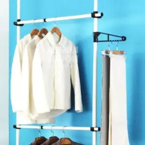 천장 기둥 행거 옷행거 봉 헹거 폭조절 폴 2단 고정식행거