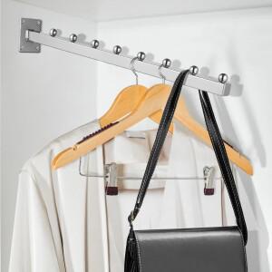 5개의 후크가 있는 튼튼한 금속 벽걸이 건조대  수건  코트  가운 등을 위한 옷걸이  가정 정리용