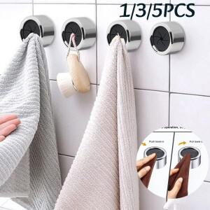 무타공 수건걸이 셀프 접착식 수건 플러그 홀더 벽걸이 욕실 정리함 장갑 설거지용 천 행주 클립