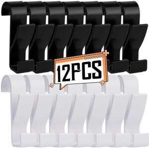 욕실 행어 클립 가열 수건 라디에이터 레일 후크 거치대  다기능 건조 랙 의류 보관 12-3 개