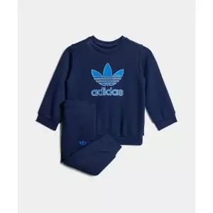 매장정품 ADIDAS 아디다스 KIDS 트레포일 크루 세트 인펀트 - 네이비 JY0138 1291316
