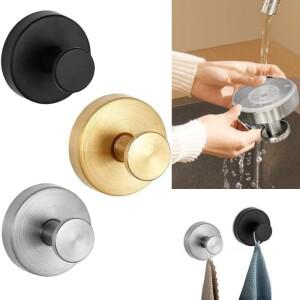 진공 흡착 컵 훅 무타공 욕실 벽걸이 행거 유리 주방 스테인리스 스틸