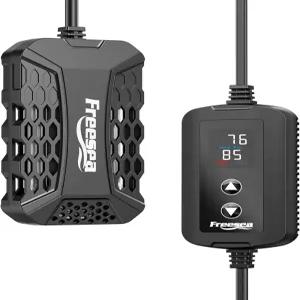 프리세아 수족관 어항 히터 조절 가능한 디지털 LED 컨트롤러가 장착된 50W 소형 잠수식 5-10갤런 베타