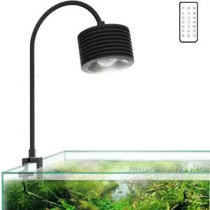 구스넥이 있는 담수 염수 어항용 로미니 수족관 LED 조명 25W 풀 스펙트럼 식물