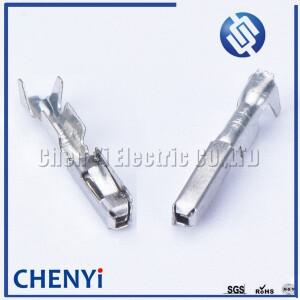 50개 0.6 시리즈 자동차 스플라이스 와이어 터미널 암 핀 G6 압착 단자 928999 -1 커넥터 4F용 0972708 8E