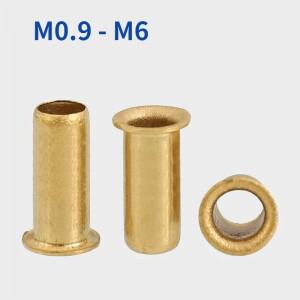 M0.9 M1.3 M2 M3 M4 M5 M6 관형 리벳 양면 회로 기판 PCB 손톱 구리  너트