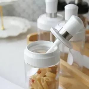 유리양념통 스푼 양념통 세트 양념통세트 마시피렌체 편리한 2color 거치대