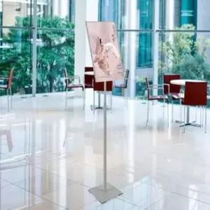 [문구/오피스] 4779 A3 사각 은색 스탠드꽂이