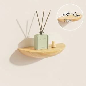 반원형 나무 벽 선반 단단한 파티션 랙 걸이배경 플로팅 프로젝터 디스플레이 스탠드 장식