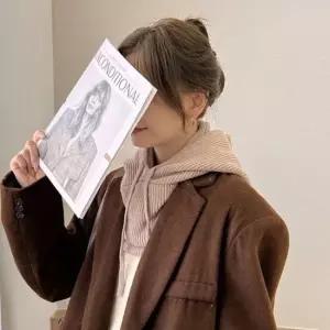 여성 니트 페이크 후드넥워머 후디워머 겨울 방한워머 페이크후드 페이크넥워머