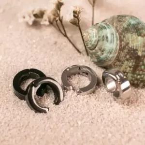 남자 써지컬스틸 귀찌 안뚫는 귀걸이 피어싱 이어커프 귓볼피어싱 귀안뚫는귀걸이