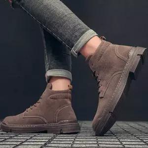 캐주얼 디자인 남성용 스웨이드 워커 데일리 패션 남성워커 워커신발 캐쥬얼워커