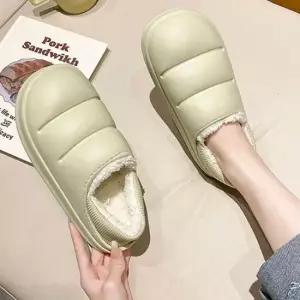 여자 방한 겨울 사무실 털 안감 경량 실내화 슬리퍼 겨울실내화 홈슬리퍼 여성털슬리퍼