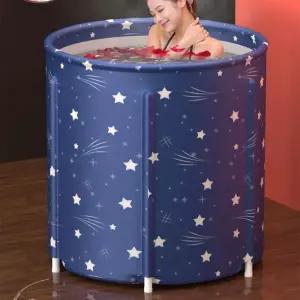 대형 목욕통 PVC 이동식 욕조 깊은 가정용 접이식