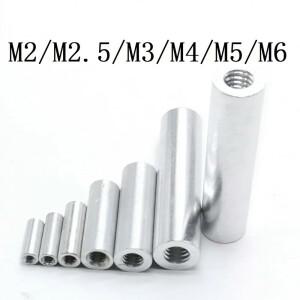 RC 멀티로터용 알루미늄 스페이서 m3 M4 M5 m6 원형 스탠드오프 로드 2-10개