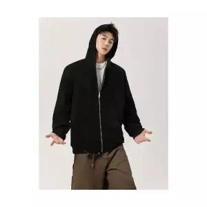 엘럽 남자 집업 가디건 빈티지 구조 분할 후드 가을 트레이닝 원템3