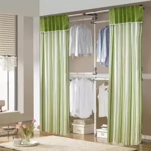 행거선반 대건통상시스템 커튼행거 4단 (카키)