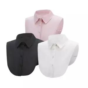 4컬러 셔츠 레이어드 페이크카라 이너카라 넥케이프 넥케이프 이너카라 레이어드카라