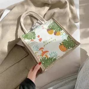 별별창고) 프린팅 미니백 핸드백 미니 손가방 토드백 비치슈즈 물놀이용신발 비치신발