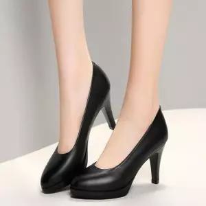 여자 깔끔한 무광 펌프스힐 가보시 면접 구두 높은굽 여성구두 여성하이힐 스틸레토힐