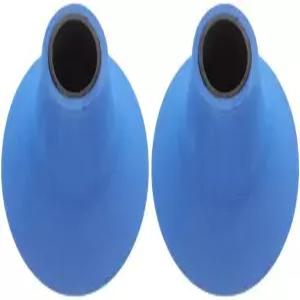 해양 및 서핑 홀더 액세서리를 위한 SUPVOX 2pcs 에바 낚싯대 엉덩이 쿠션 캡 휴대용 충격 흡수 지지대